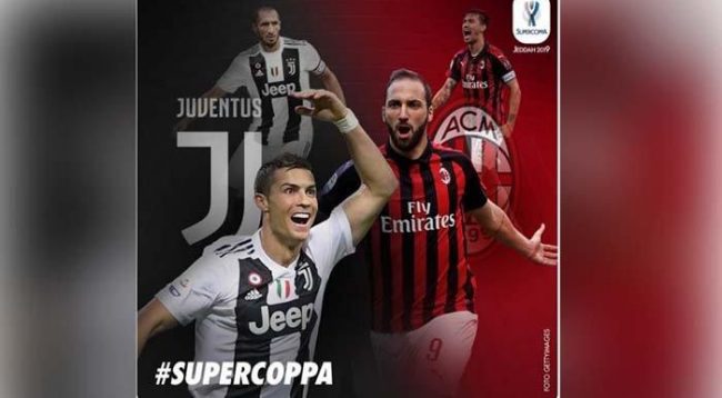 Juventus publikon listën e lojtarëve të ftuar ndaj Milanit në Superkupë