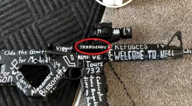 Në armën e sulmuesit në Zelandë të Re ishte shkruar edhe emri i Skënderbeut