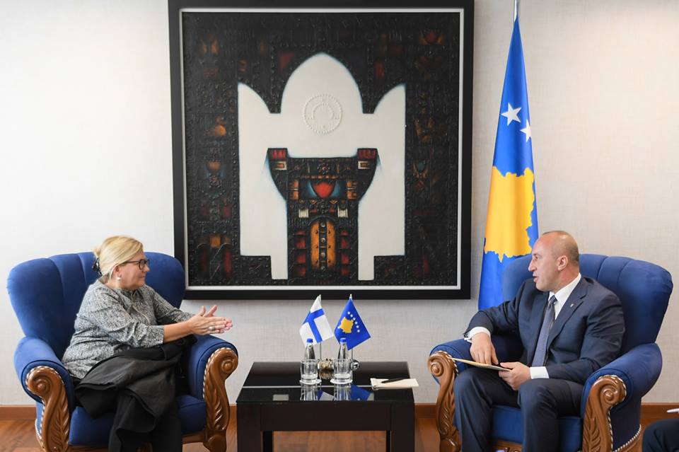 Haradinaj takohet me ambasadoren e Finlandes, ja çka diskutuan