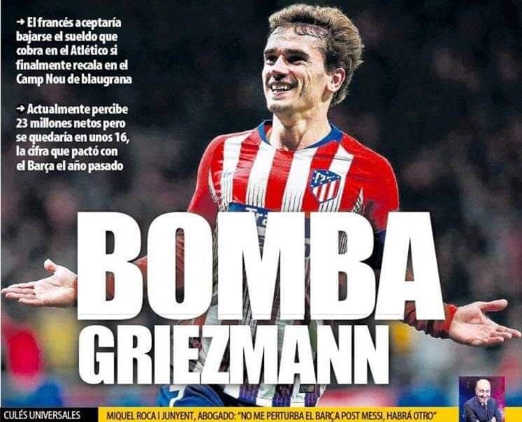 Bomba e ditës, Griezmann transferohet te Barcelona
