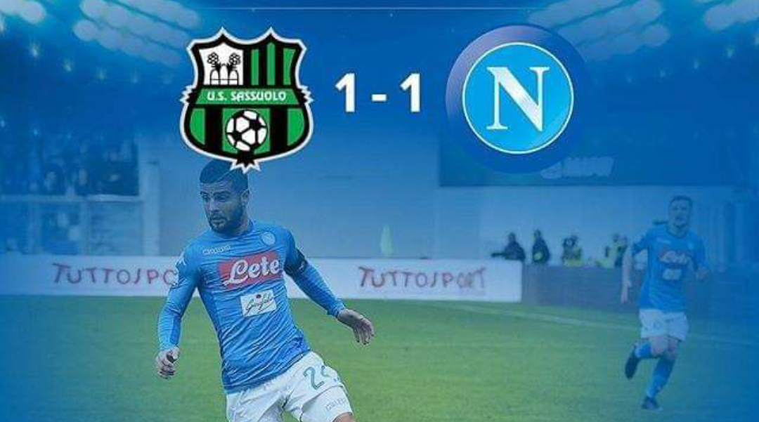 Sassuolo – Napoli, mbyllet me  barazim