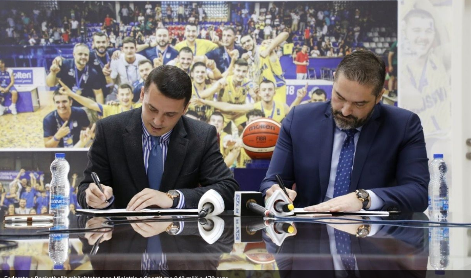 Federata e Basketbollit mbështetet nga Ministria e Sportit me 248 mijë e 472 euro