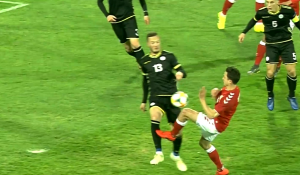 Ka gol në përballjen, Kosovë – Danimarkë