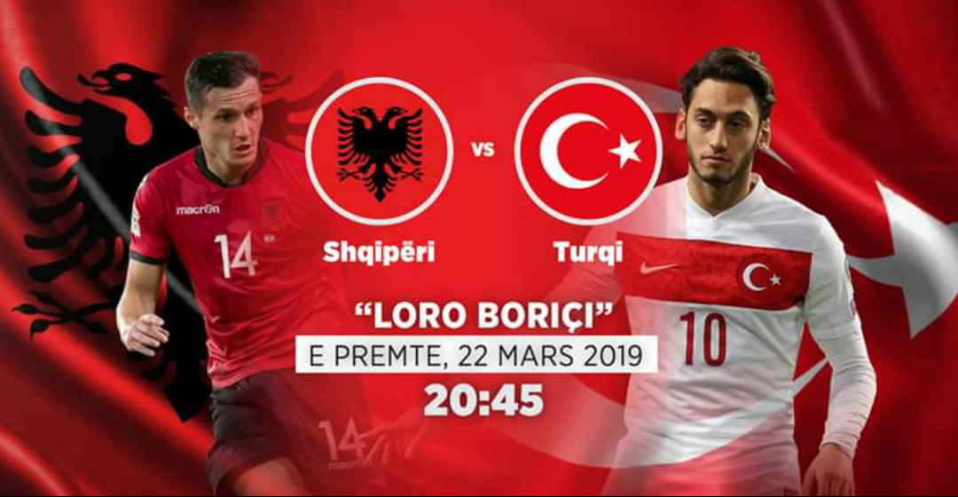 EURO 2020, Shqipëria përballet me Turqinë