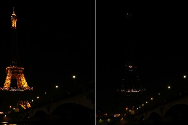 Kulla Eiffel ndal dritat për “Orën e Tokës”