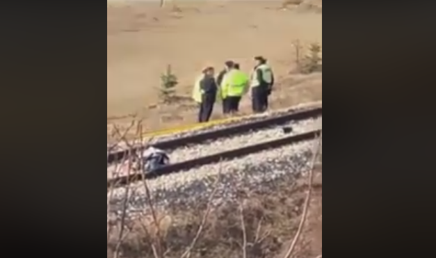 Dalin pamjet në të cilat shihet personi që u godit nga treni në Pejë