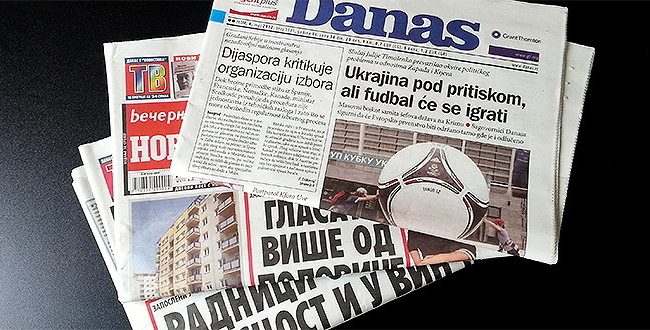 Gazetat serbe mbërrijnë në Kosovë, për herë të parë pas pesë muajsh