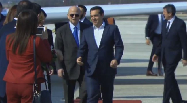 Kryeministri grek arrin në Shkup