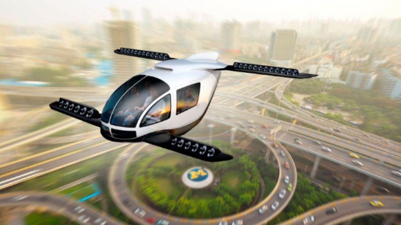 Taksitë e së ardhmes, veturat fluturuese