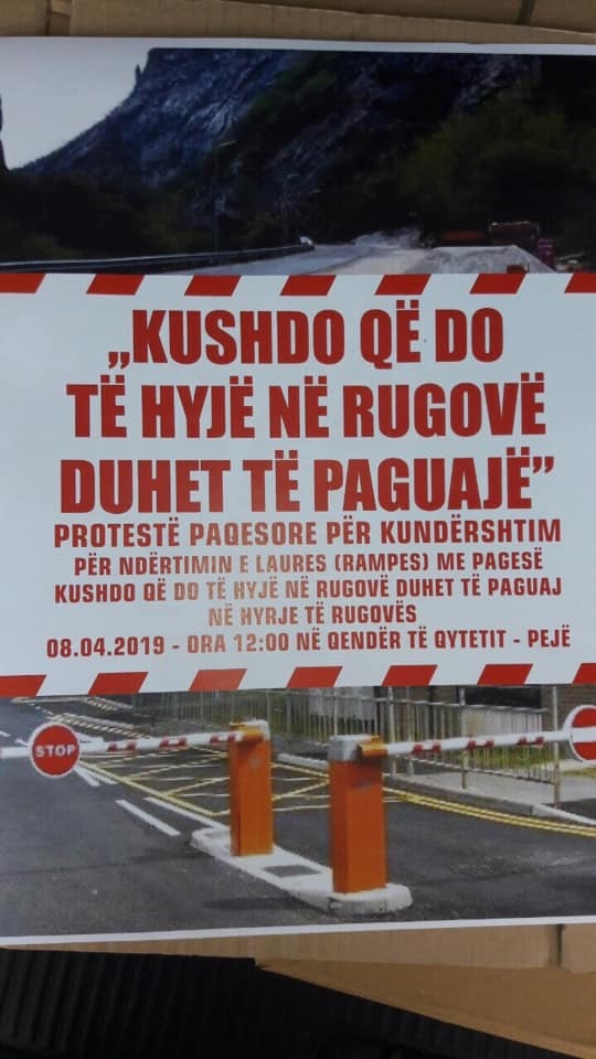 Protestë kundër Laurës në Grykën e Rugovës
