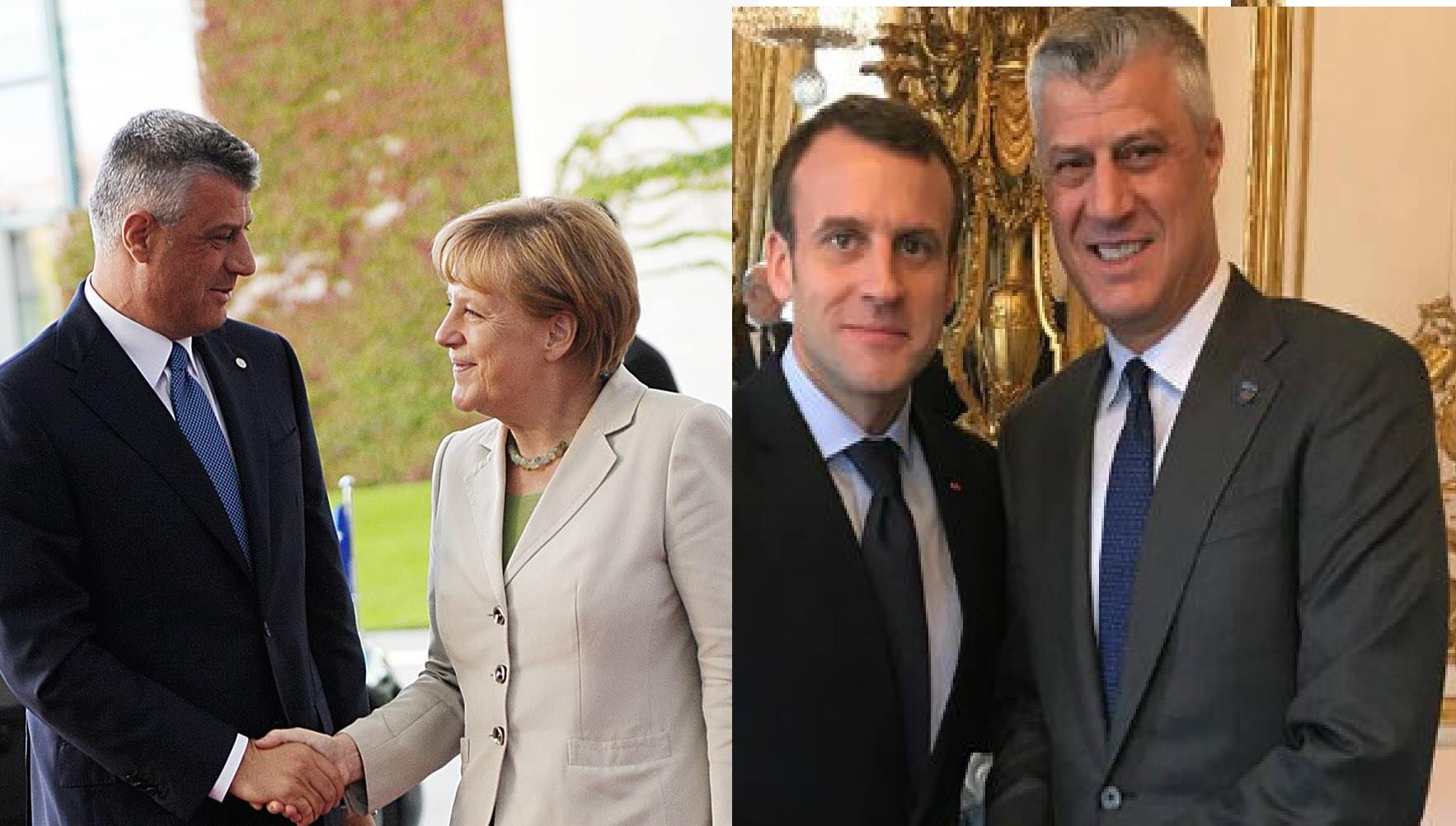 Thaçi konfirmon ftesën e Merkel dhe Macron për takimin e liderëve të Ballkanit në Berlin