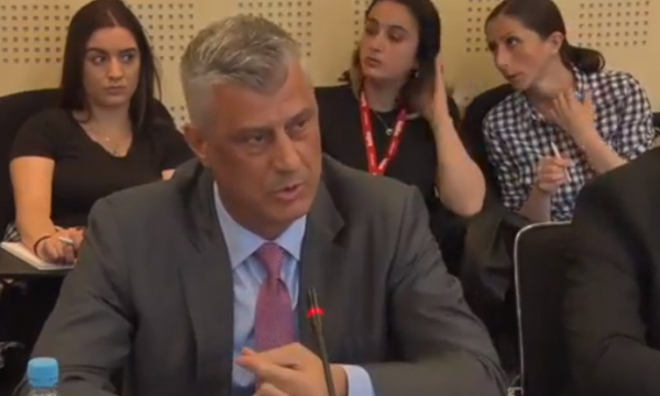 Pas pauzës Thaçi kthehet në Komision për të raportuar për dëbimin e gylenistëve
