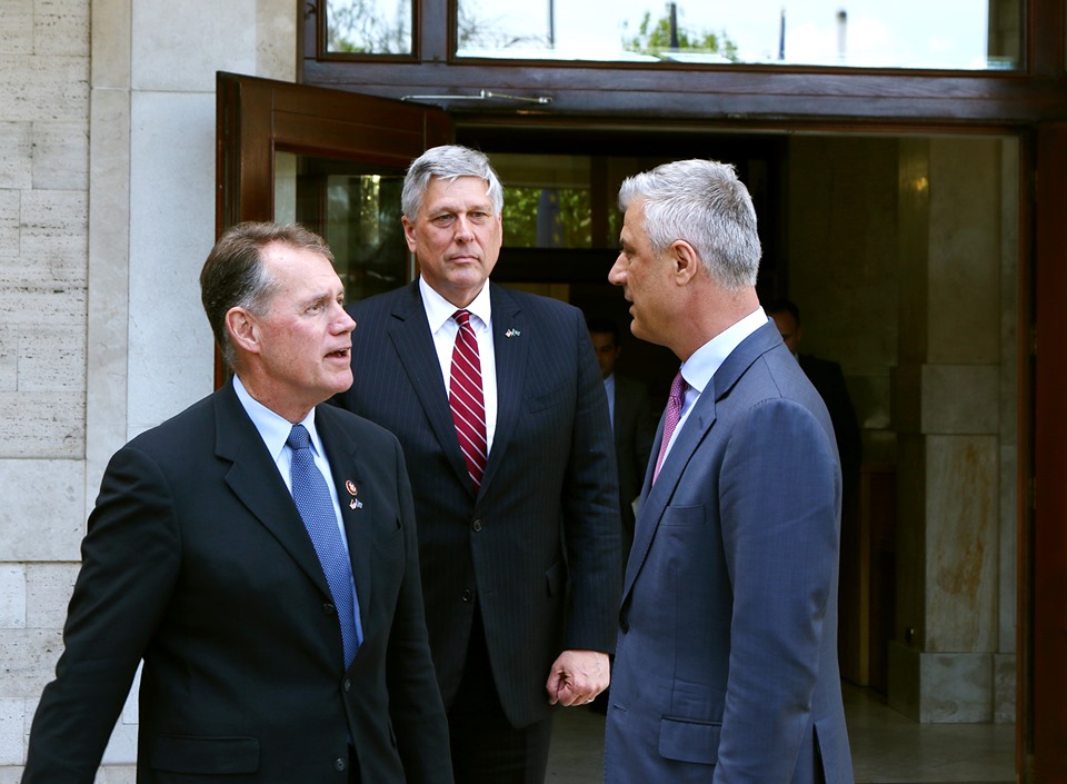 Thaçi: E kemi mbështetjen e SHBA-ve për marrëveshje me Serbinë