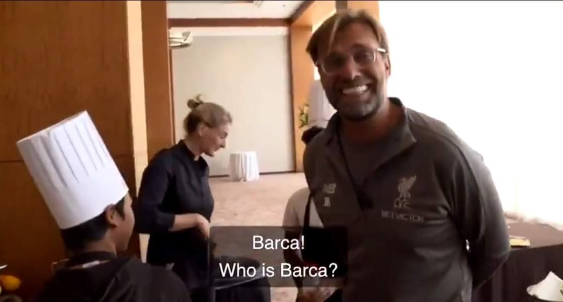 “Kush është Barcelona?” – video e Kloppit pushton botēn