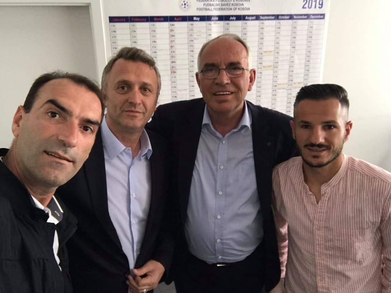 Sekretari i FFK-së, Eroll Salihu në mbështetje të Klubit Lugina