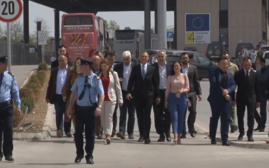 Reagon partia serbe zyrtarë të së cilës u ndaluan nga autoritetet serbe, kërkon ndërhyrjen e BE-së