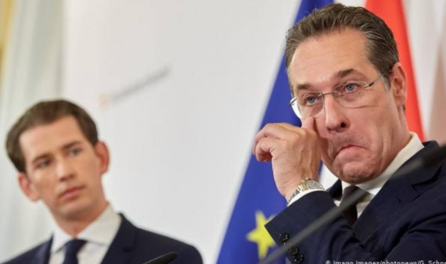 Pas skandalit, bie qeveria në Austri
