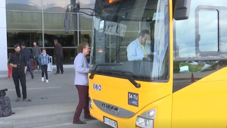 Linjën Prishtinë-Aeroport po e shfrytëzojnë kryesisht punëtorët e aeroportit