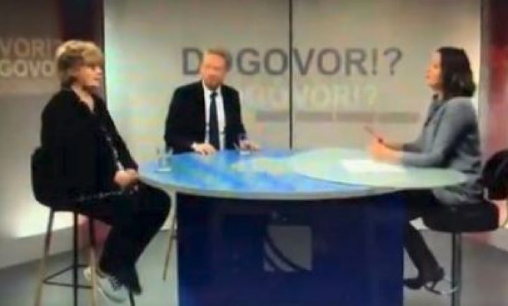 Momenti kur Ilir Deda injoron gazetarën serbe në një emision