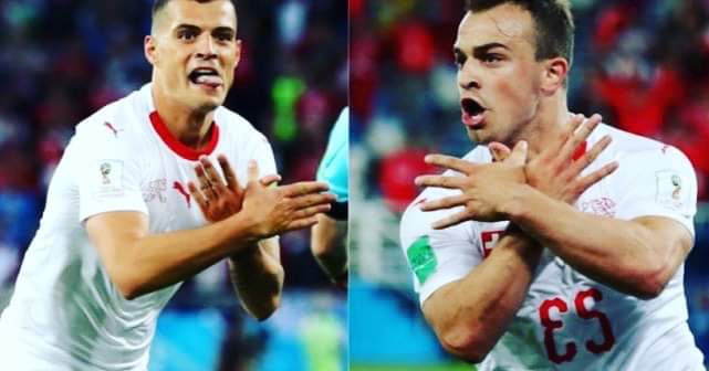 Një vit më parē,  Xhaka e Shaqiri ‘bombarduan’ Serbinë (VIDEO)