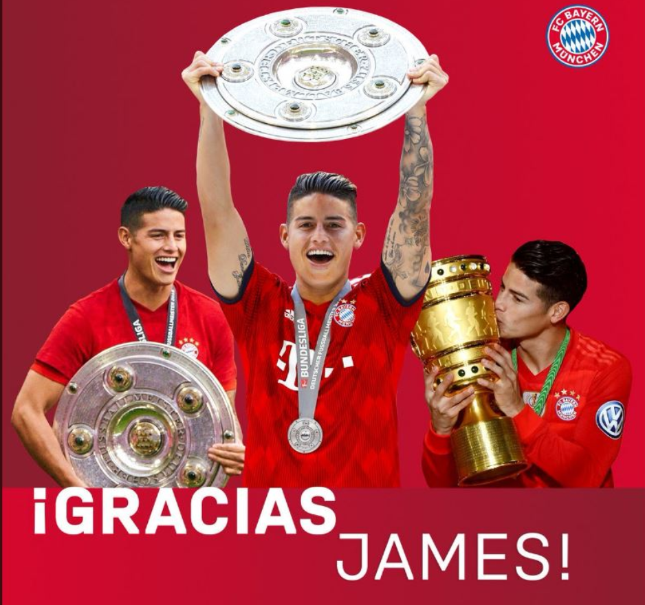 ZYRTARE: Vendoset e ardhmja e James Rodriguez