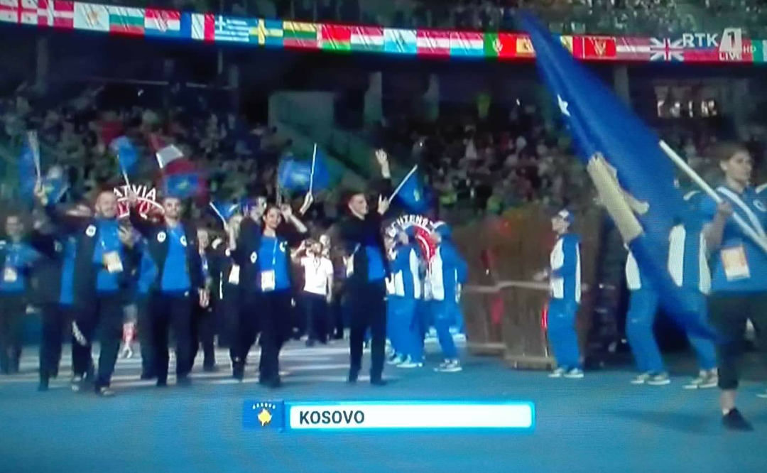 Ekipi i Kosovës parakaloi në ceremoninë hapëse të Lojërave Evropiane Minsk 2019