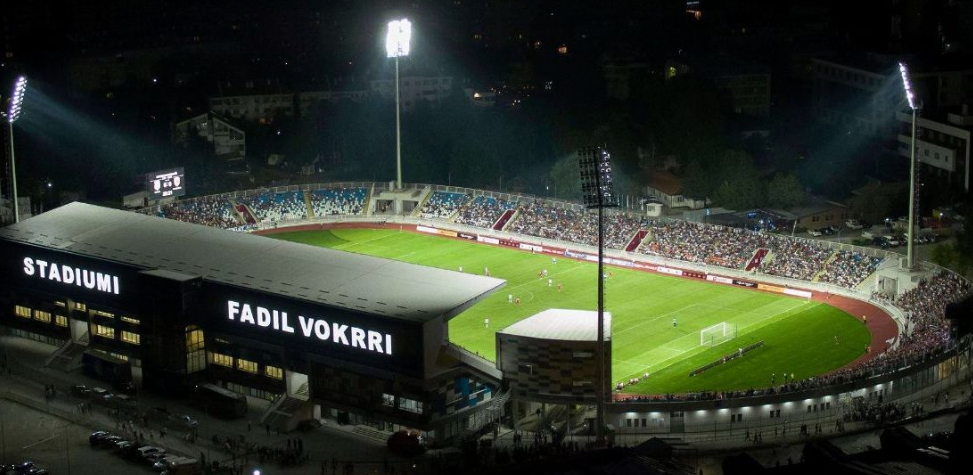 Stadiumi Fadil Vokrri në ballinën e UEFA.com