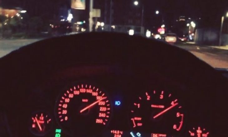 Kosovari xhiron veten duke vozitur 200km/h nëpër Prishtinë