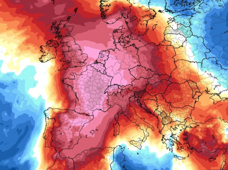 Stuhia sahariane nga Afrika mbërthen Evropën, temperaturat mund të arrijnë rekordin e nxehtësisë 47 gradë Celsius