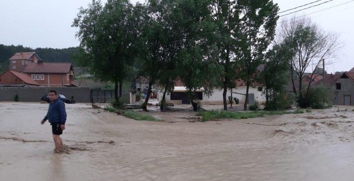 Komuna e Rahovecit në probleme serioze me reshjet e shiut