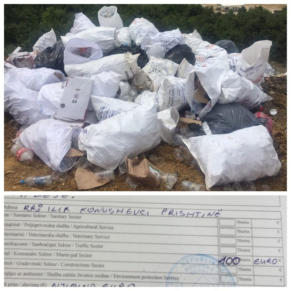 Qytetari hodhi bërllok në hapësirë publike, gjobitet nga komuna