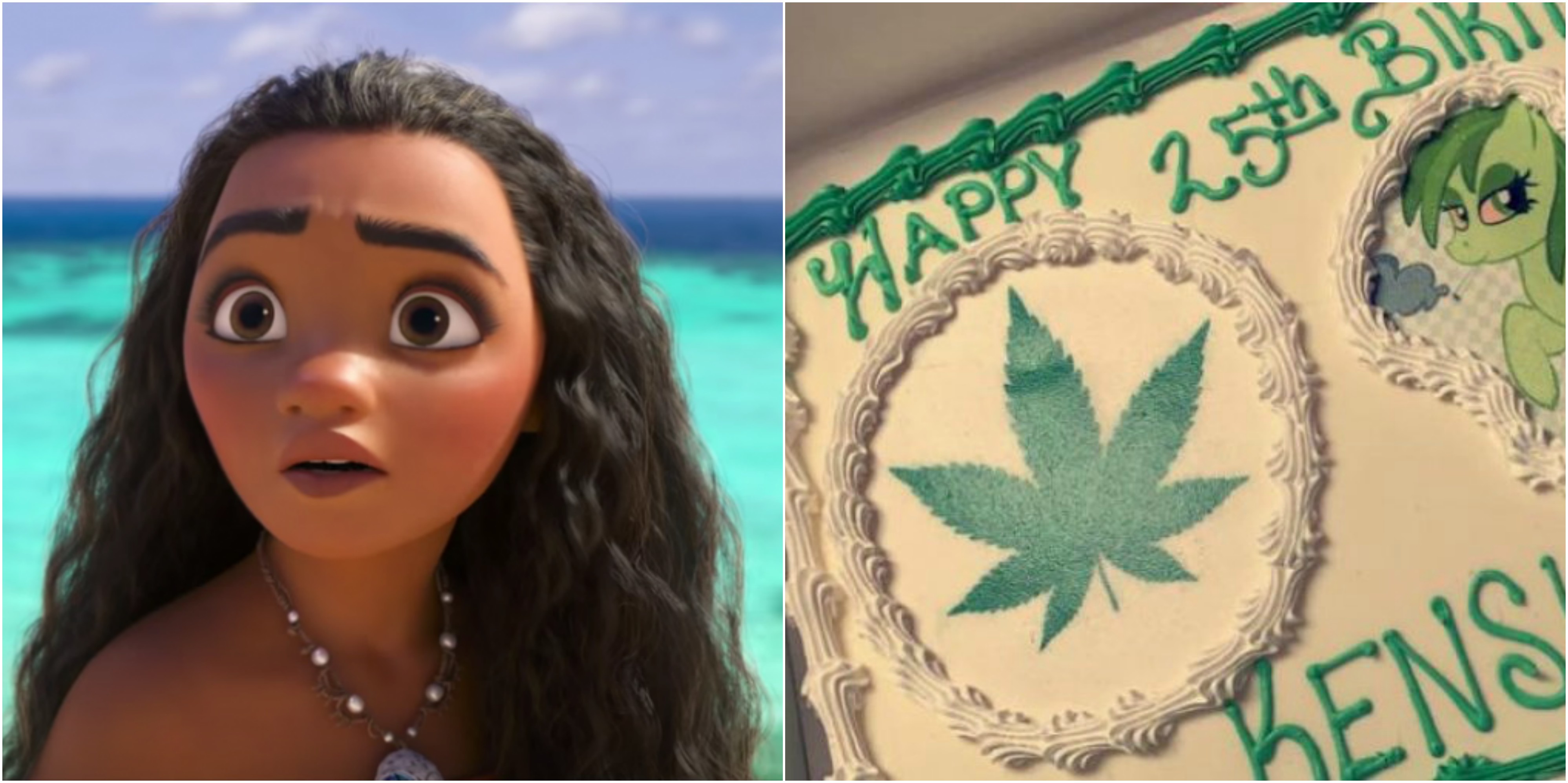 Porositi tortë me “Moana”, por i sollën “Marihuana”