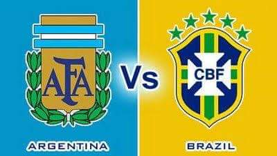 Brazil – Argjentinë, formacionet zyrtare