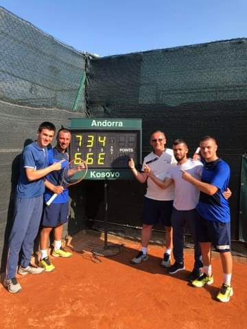 Kombëtarja e Kosovës në tenis shënoi fitoren e parë në gara zyrtare
