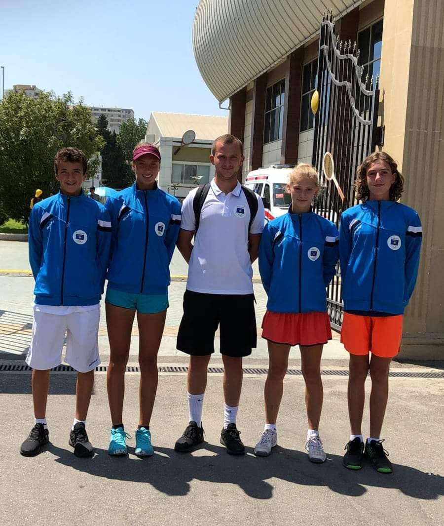 Kosovë – Spanjë dhe Kosovë – Suedi, çiftet e tenisit në Baku 2019