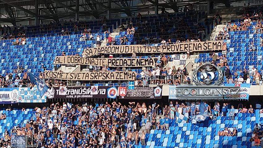 Parulla raciste kundër Kosovës në ndeshjen, Slovan – Feronikeli
