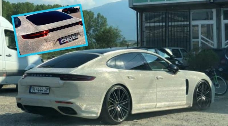 Prizrenasi mbulon veturën e tij Porsche me 2.1 milionë kristale