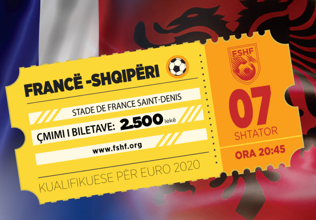 Dalin në shitje biletat për ndeshjen, Francë – Shqipëri