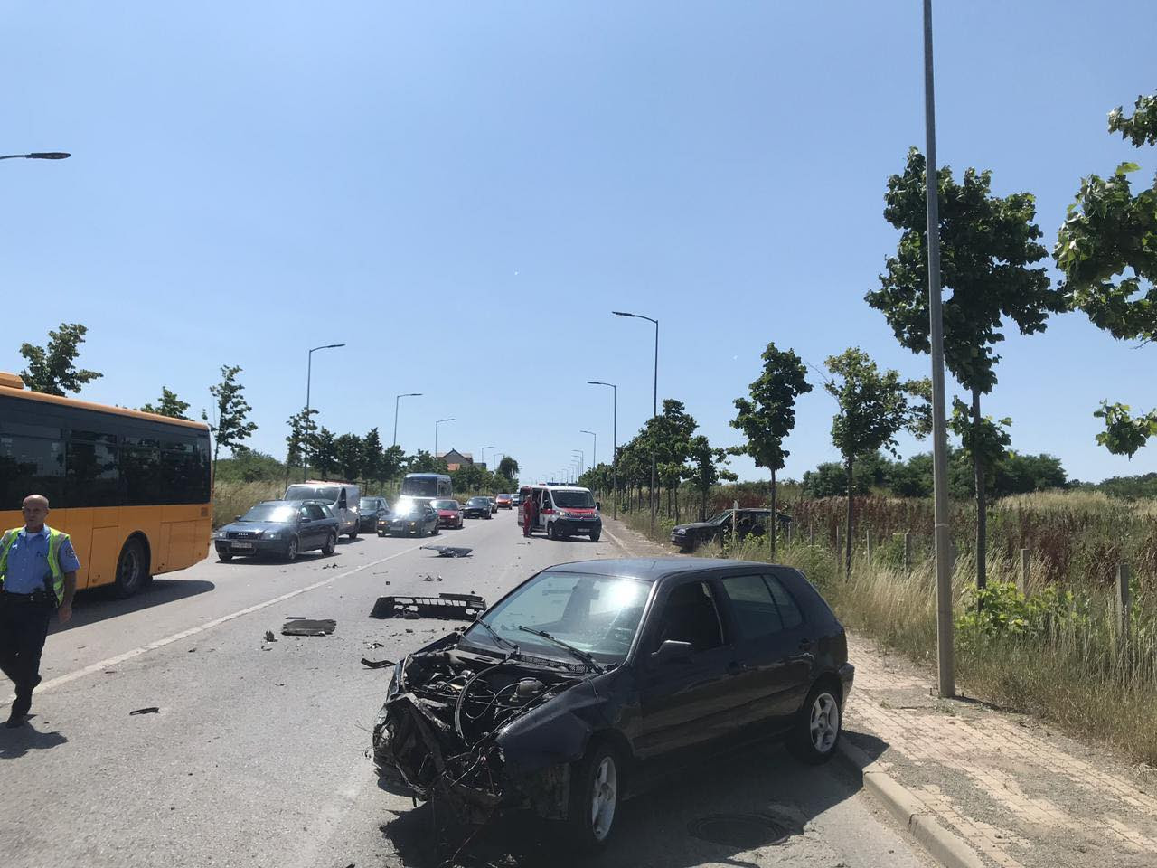Aksident i rëndë në Bardhosh, ka të lënduar