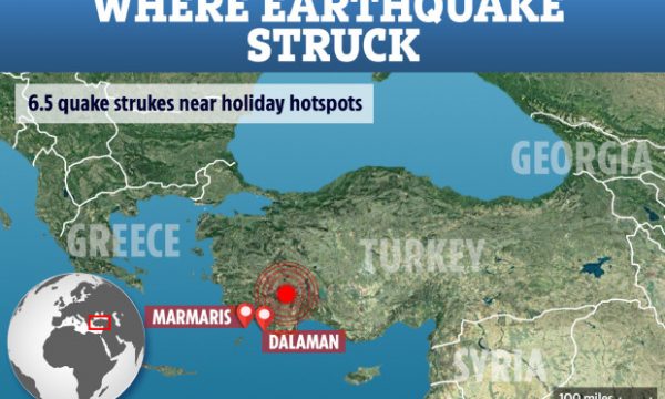 Një tërmet 6.5 ballës godet Turqinë