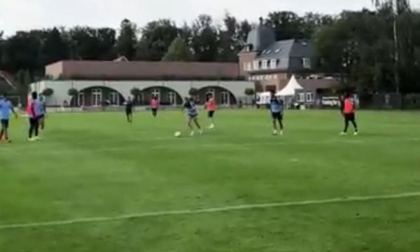 Valon Berisha shënon super-gol në stërvitje