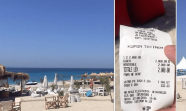 Për një çadër kosovari paguan 20 euro në Shqipëri