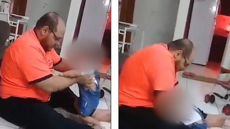 Babai palestinez arrestohet, filmohet duke rrahur vajzën e tij të vogël