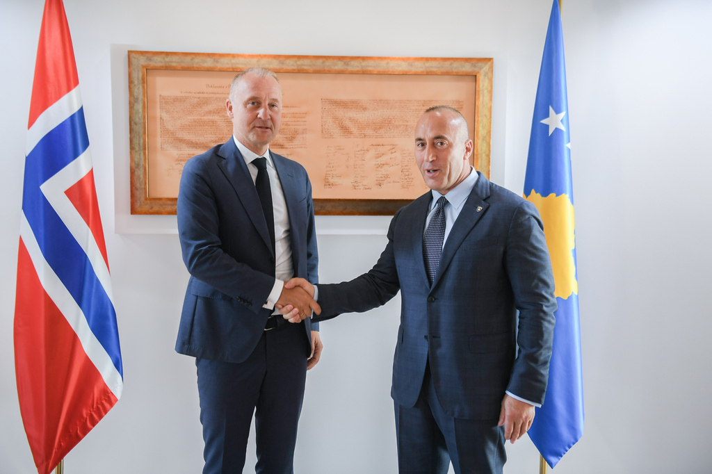 Haradinaj thotë se Kosova ka vullnet të thellojë bashkëpunimet me Norvegjinë