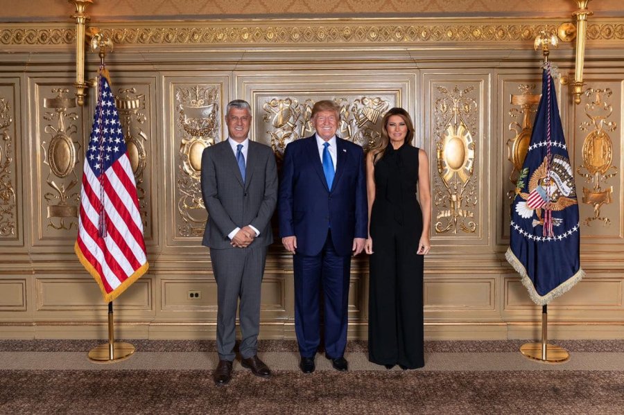 Thaçi takon Trumpin, e falënderon për mbështetjen e përhershme ndaj Kosovës