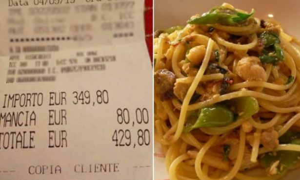 Fatura shokon turistet: 430 euro për dy pjata shpageta