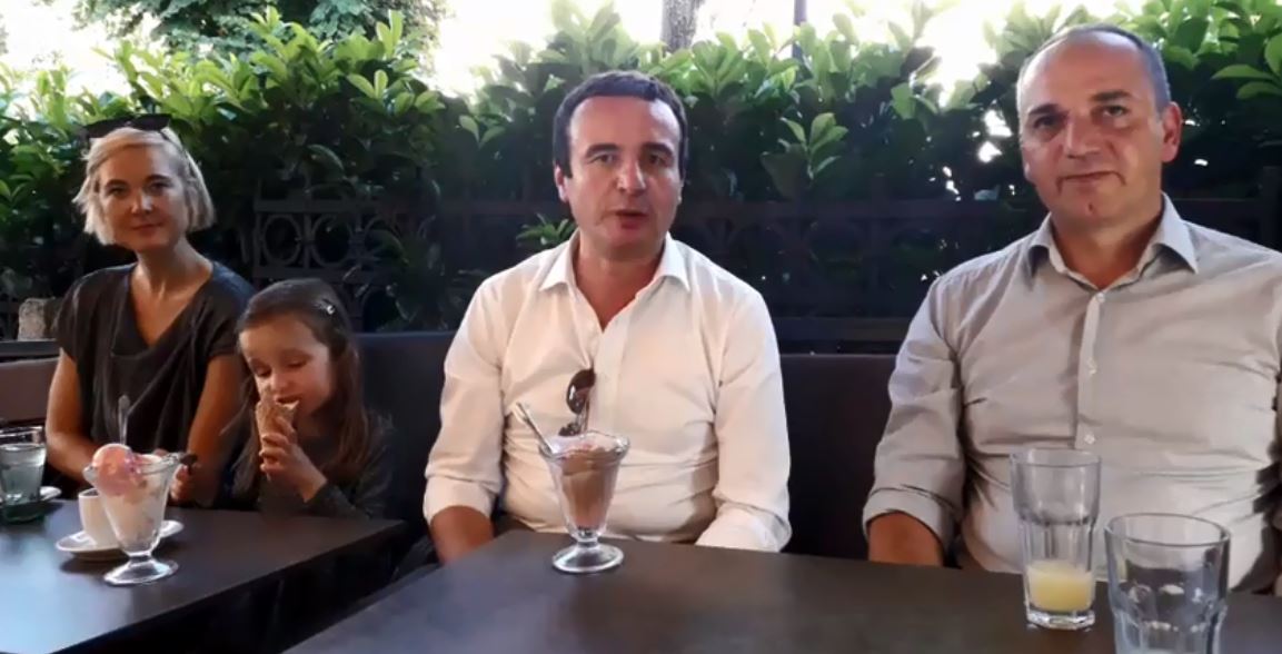 Kurti ndalet për t’u freskuar në Prizren