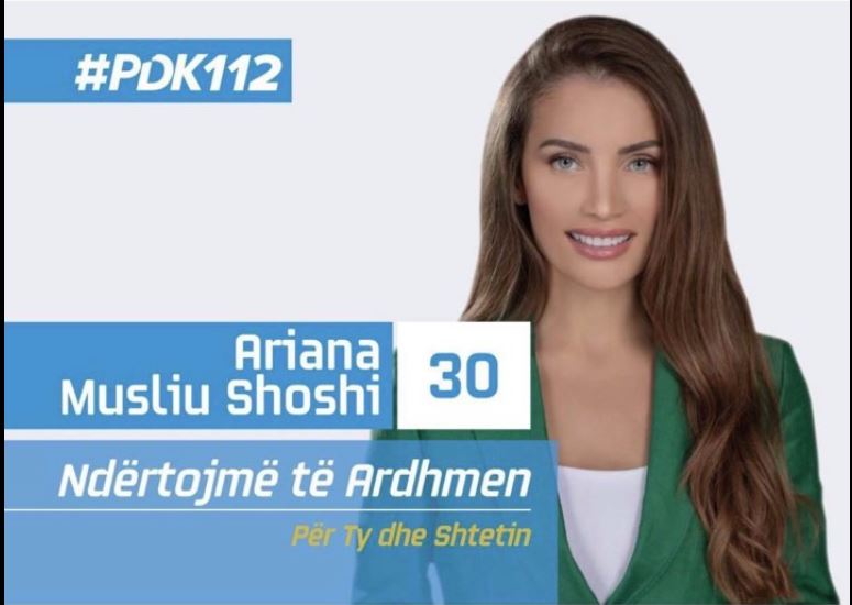 Yjet e estradës e mbështesin Arianën për deputete