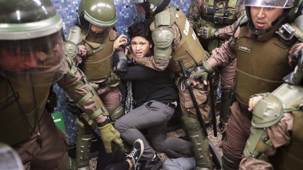 Trazira në Kili, gjendje emergjente në kryeqytet