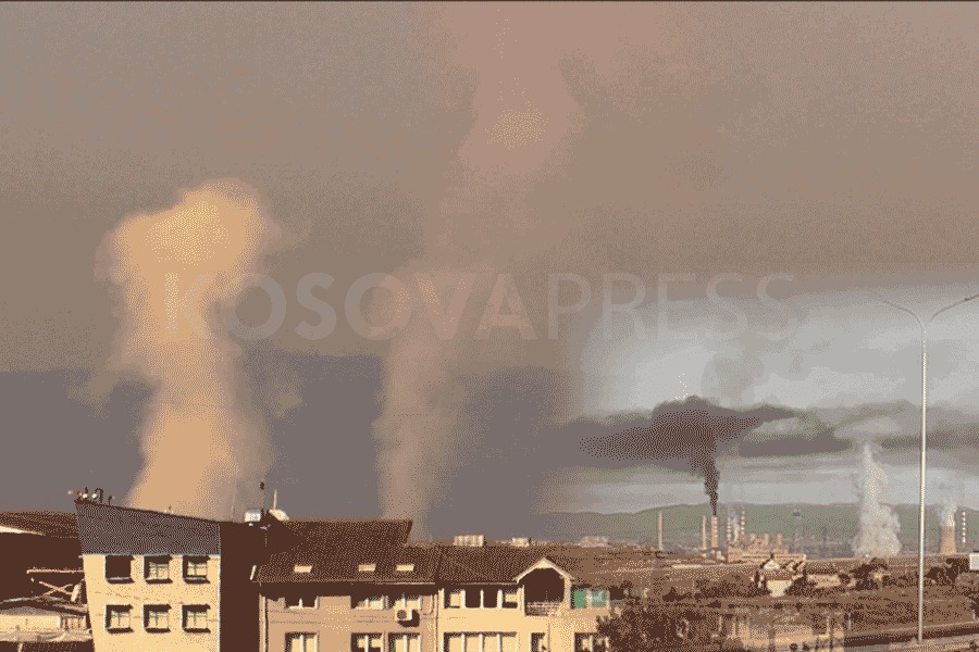 Ja si e mbulon Prishtinën pluhuri i KEK-ut